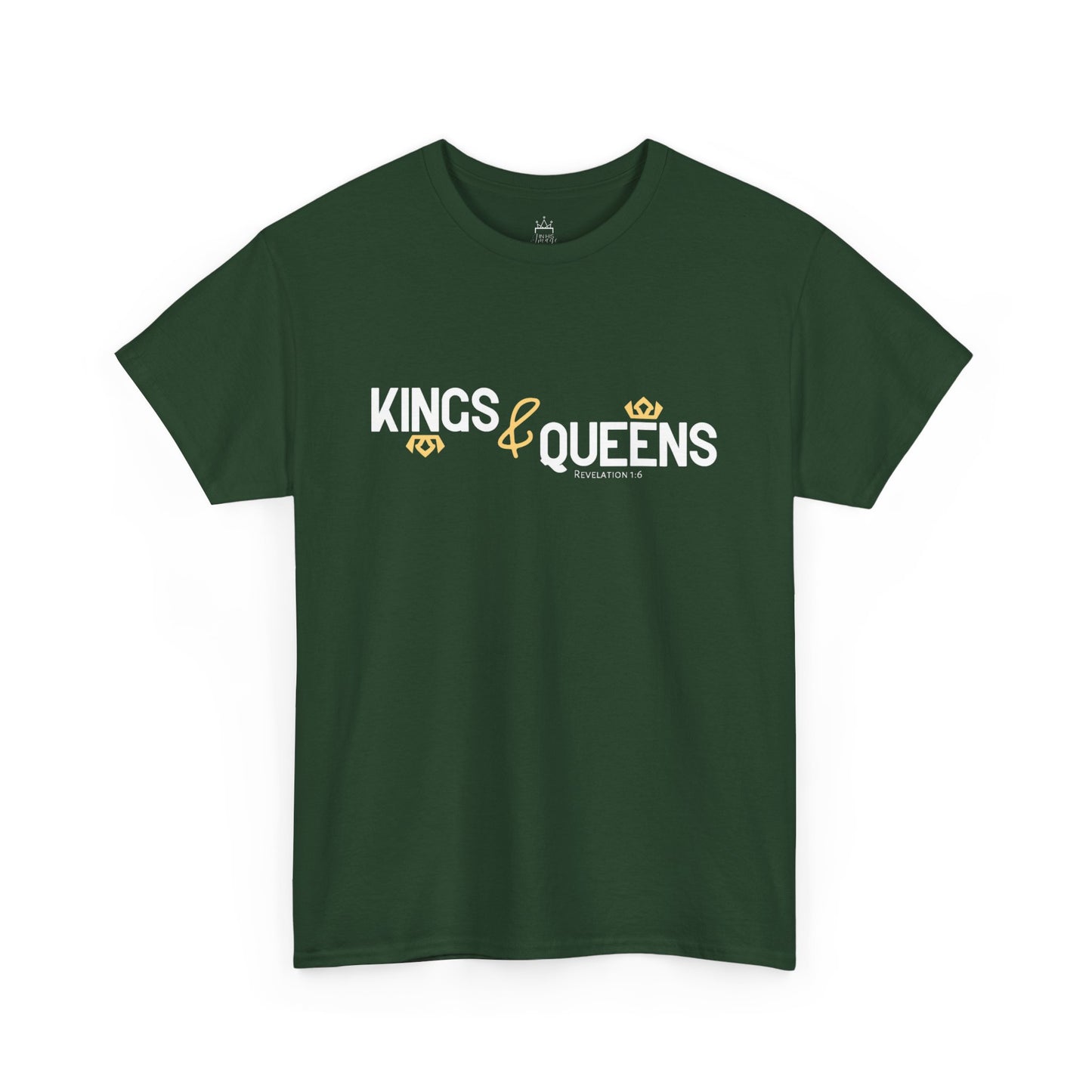 Kings & Queens - Revelation 1:6 Cotton Tee (Royal Citizenship)