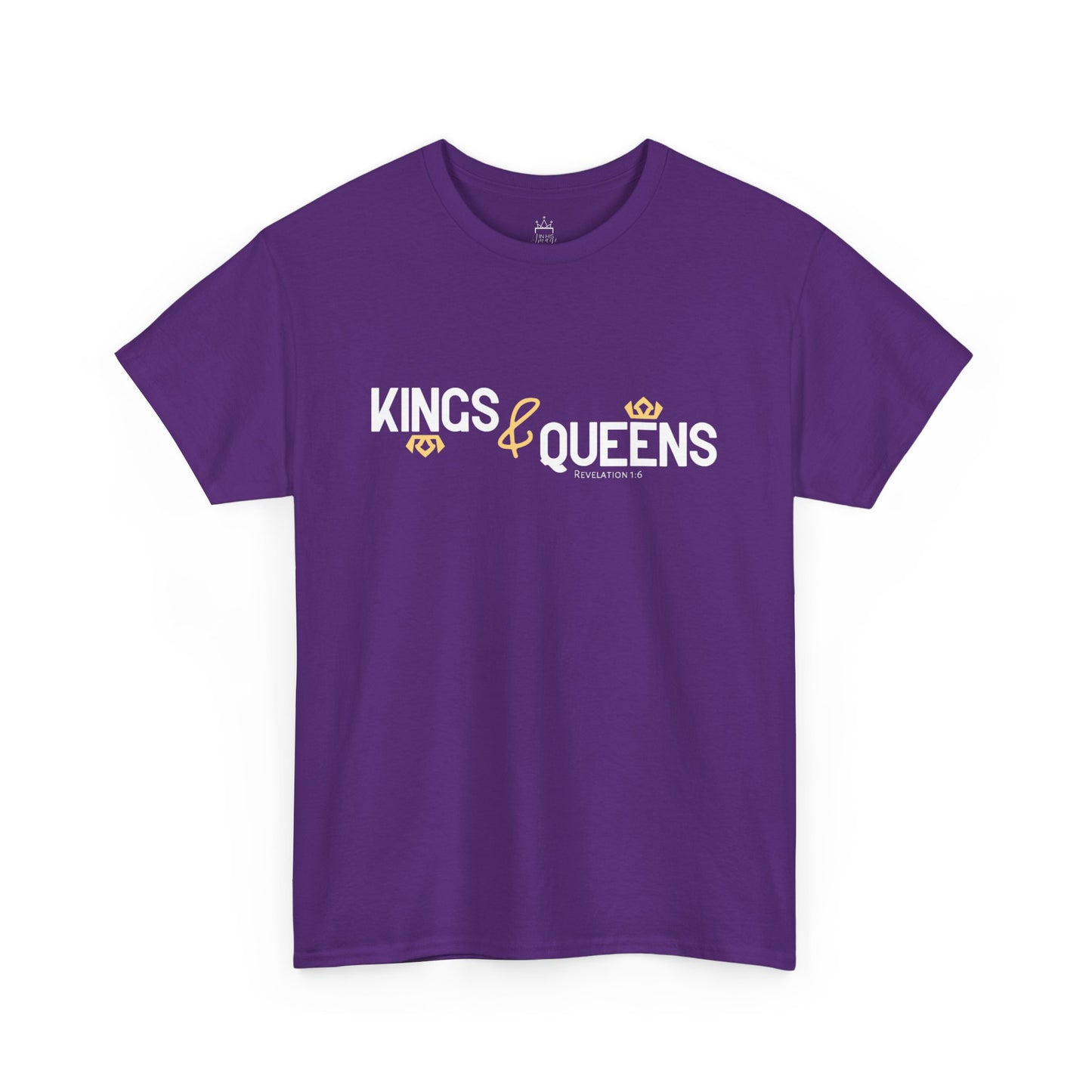 Kings & Queens - Revelation 1:6 Cotton Tee (Royal Citizenship)
