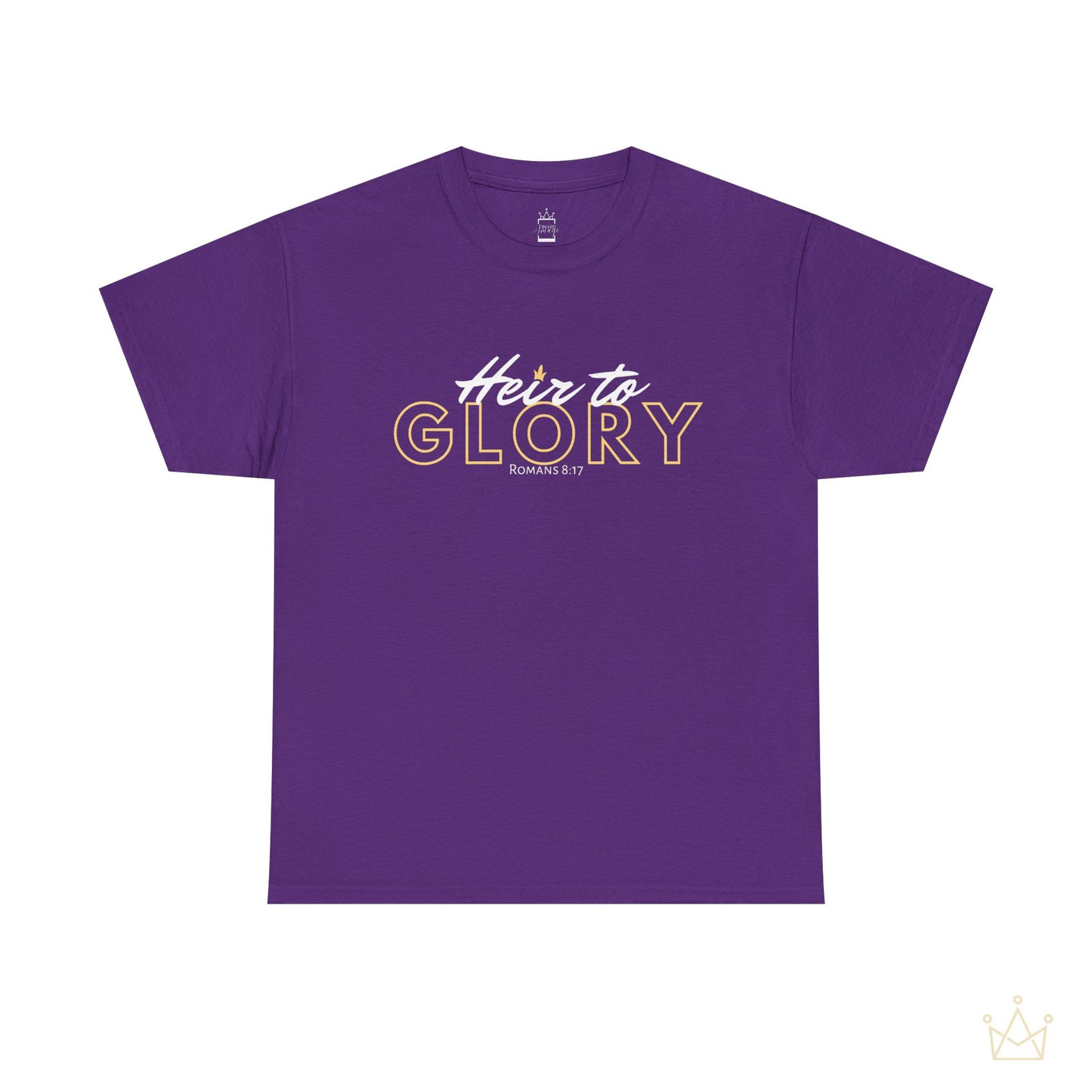 Heir to Glory - Romans 8:17 Cotton Tee (Royal Citizenship)