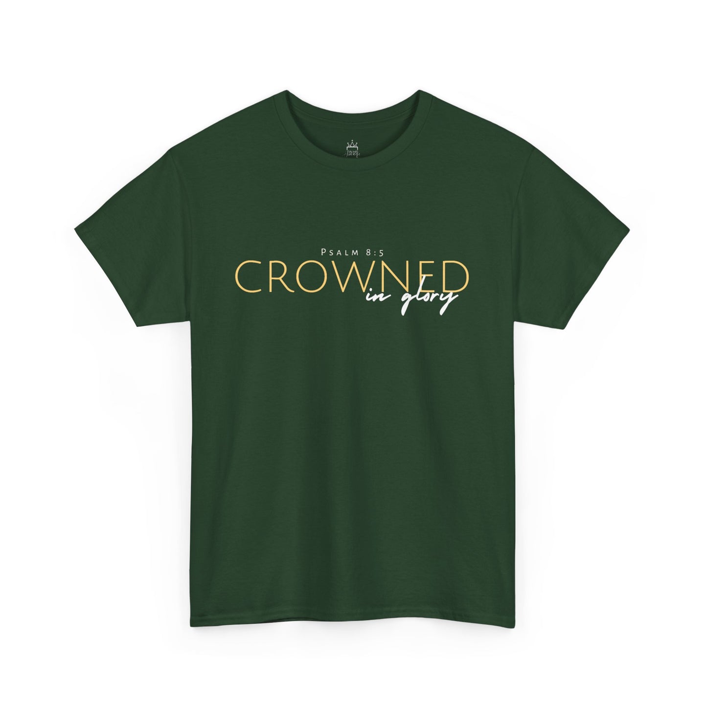 Crowned in Glory - Psalm 8:5 Cotton Tee (Royal Redemption)