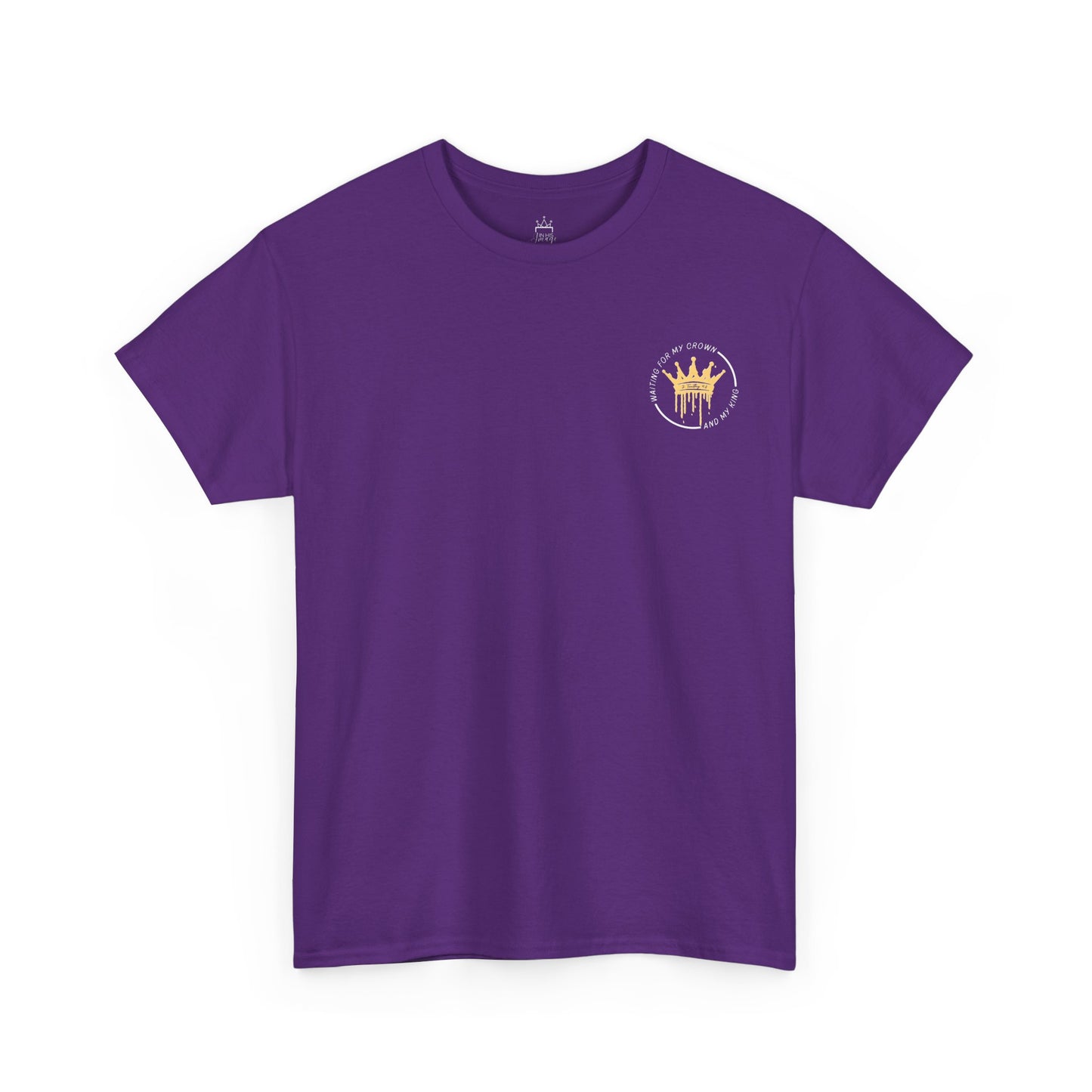 Waiting for My Crown - 2 Timothy 4:8 Cotton Tee (Royal Citizenship)