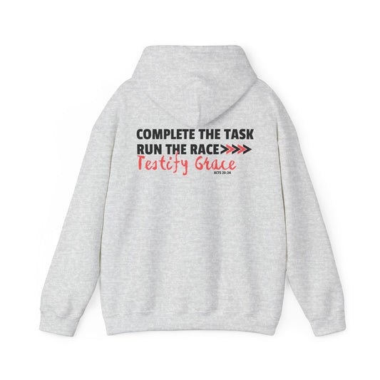 Run the Race Testify Grace - Acts 20:24 Hoodie