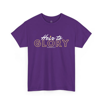 Heir to Glory - Romans 8:17 Cotton Tee (Royal Citizenship)