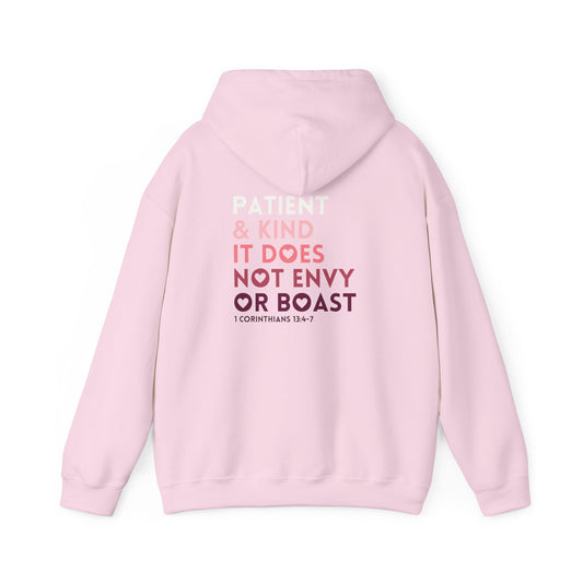 Love Is - 1 Corinthians 13:4-7 Hoodie