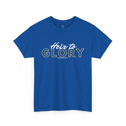 Heir to Glory - Romans 8:17 Cotton Tee (Royal Citizenship)