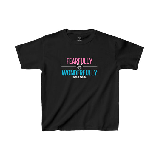 (Kids) Fearfully & Wonderfully - Psalm 139:14 Cotton Tee