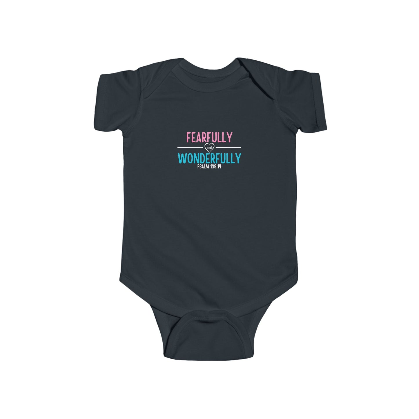 Fearfully & Wonderfully - Psalm 139:14 Onesie