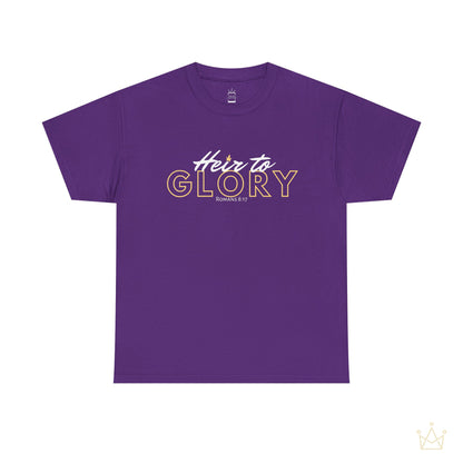 Heir to Glory - Romans 8:17 Cotton Tee (Royal Citizenship)