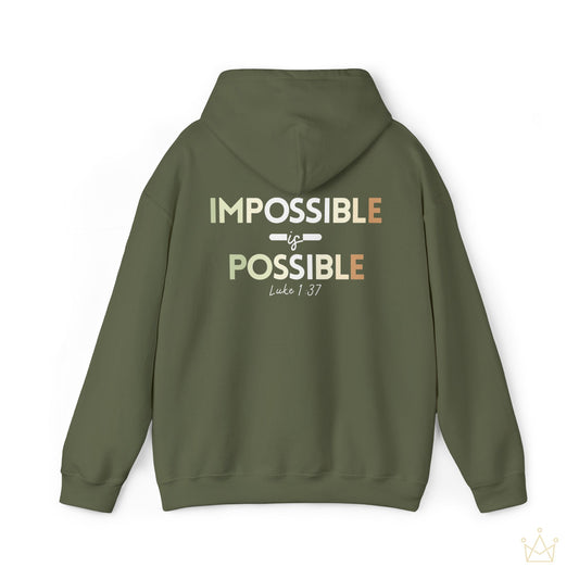 Impossible is Possible - Luke 1:37 Hoodie